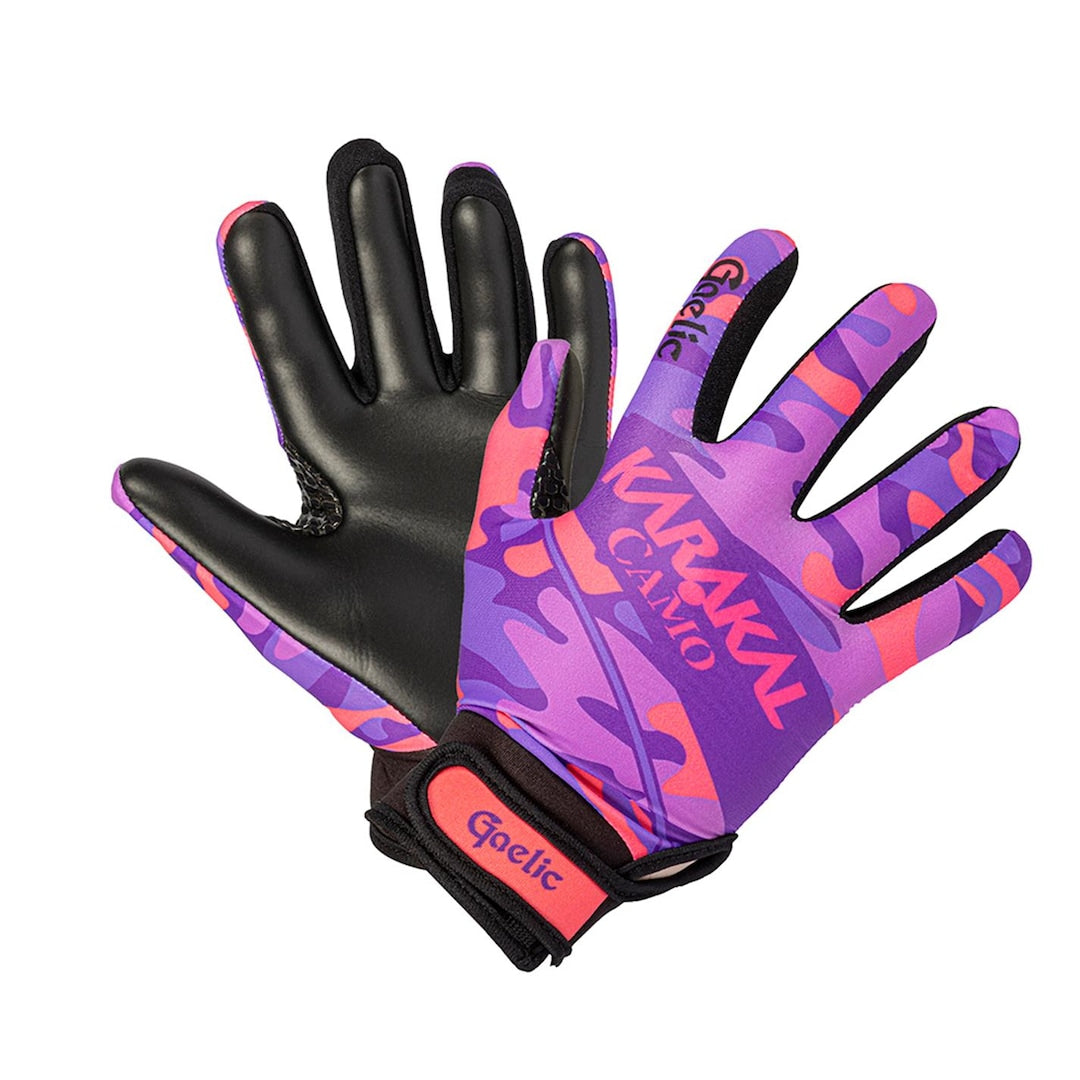 Karakal Adult Camo Gaelic Gloves (Size Large Only)