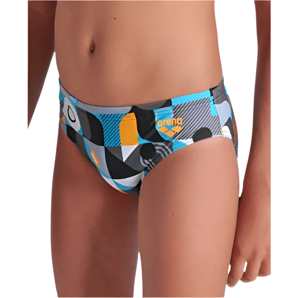Arena Boys Wallpaper Swim Brief (Size 10-11 Years Only)