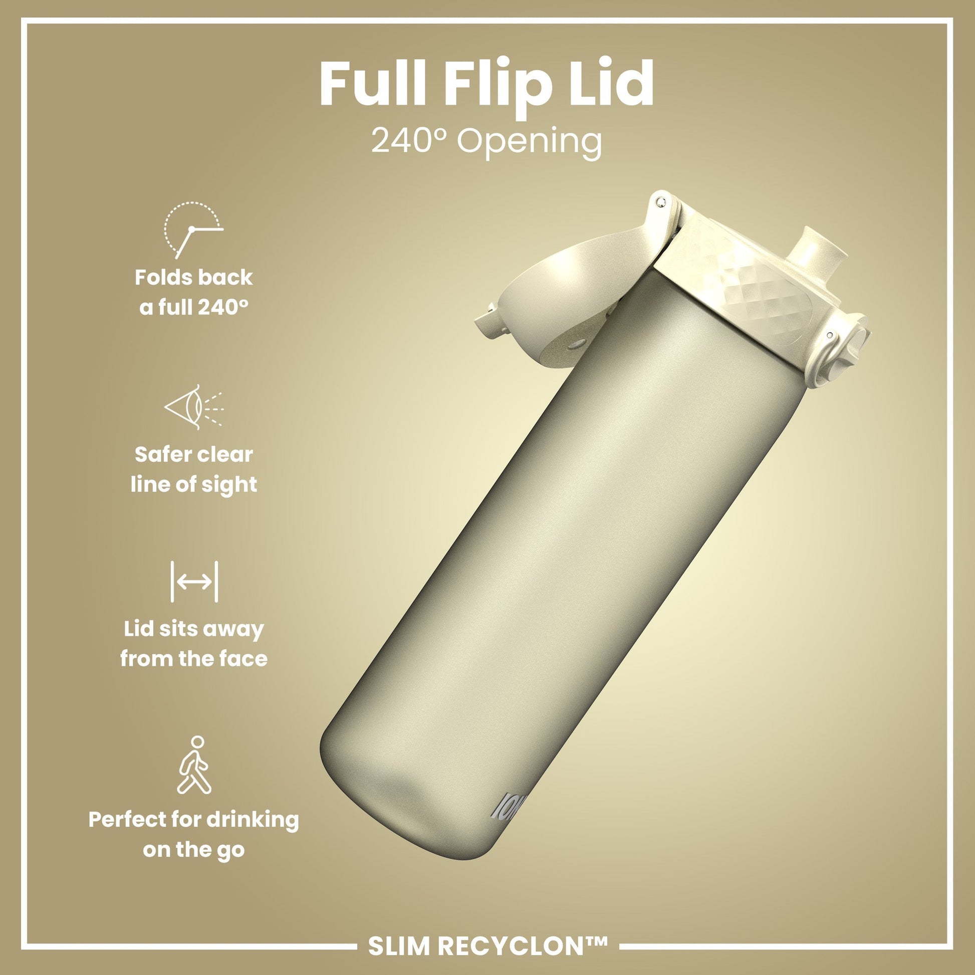 Ion8 Slim 500ml Waterbottle