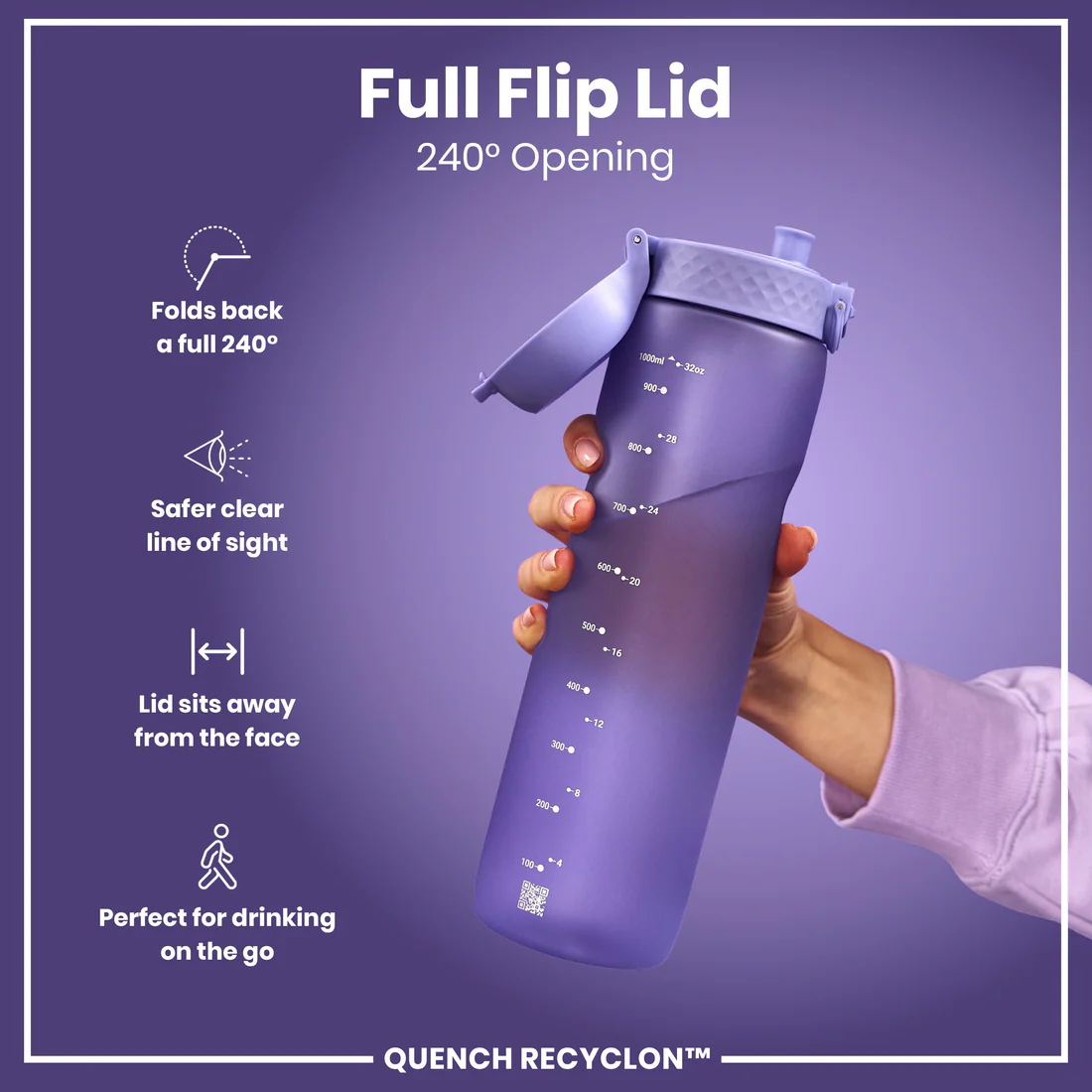 Ion8 Quench 1000ml Waterbottle