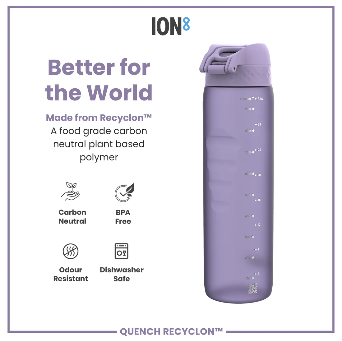 Ion8 Quench 1000ml Waterbottle
