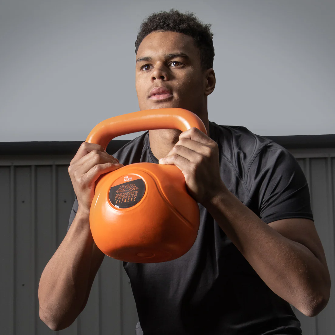 Phoenix Fitness Vinyl Kettlebell 12kg