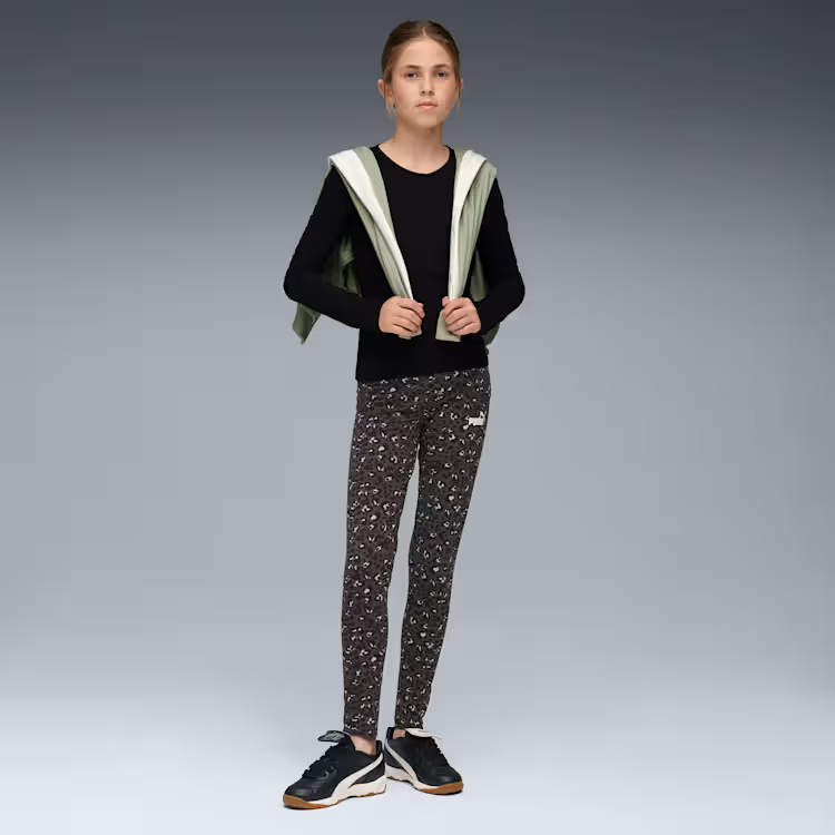 Puma Girls Graphic Animal Print Leggings