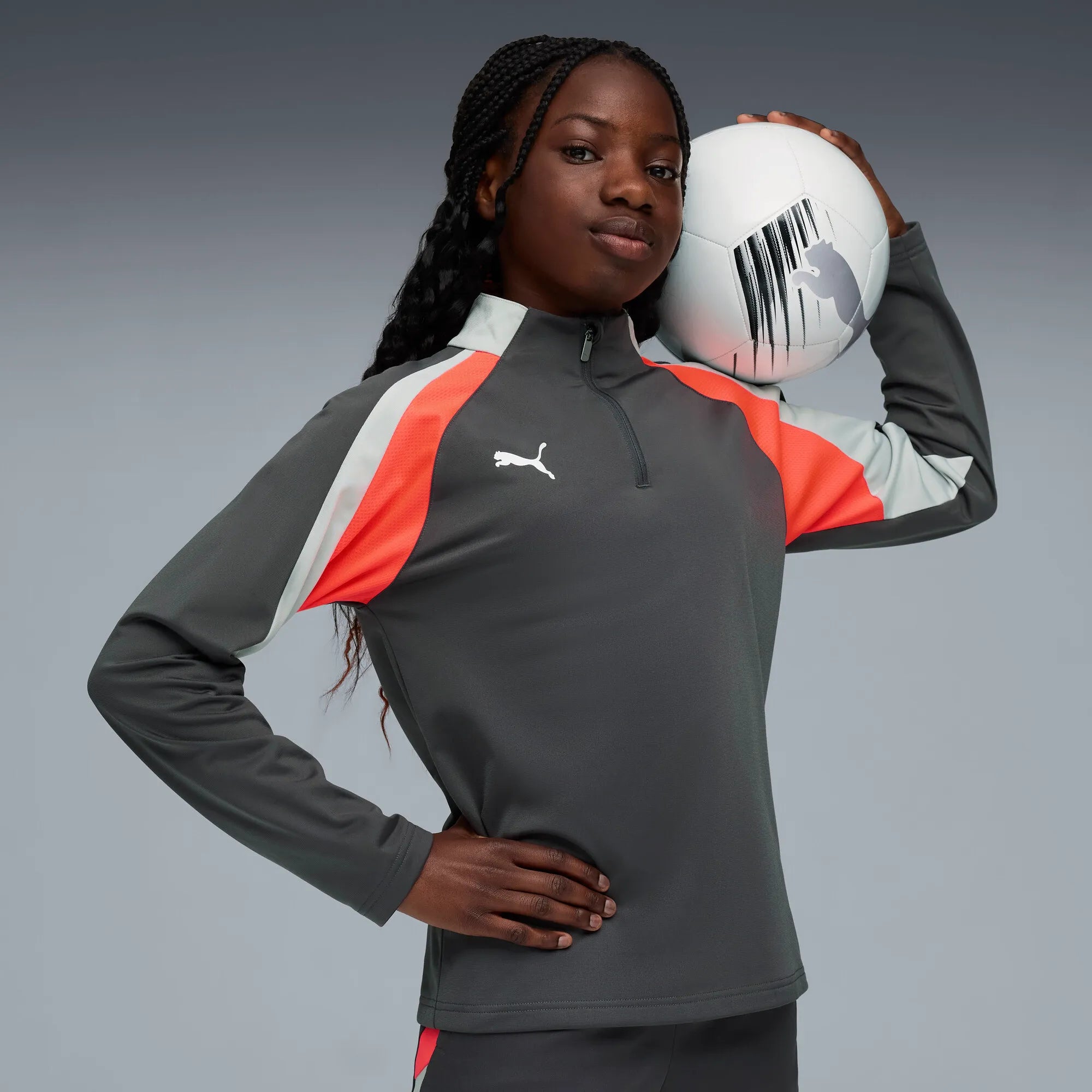 Puma Junior IndividualLIGA 1/4 Zip Top