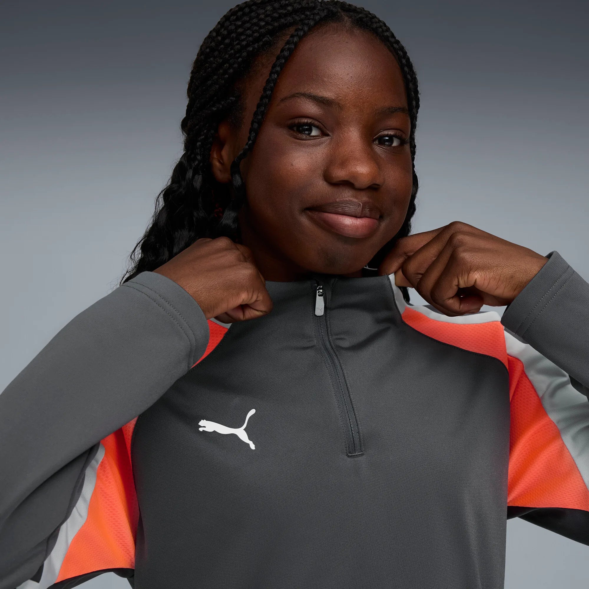 Puma Junior IndividualLIGA 1/4 Zip Top