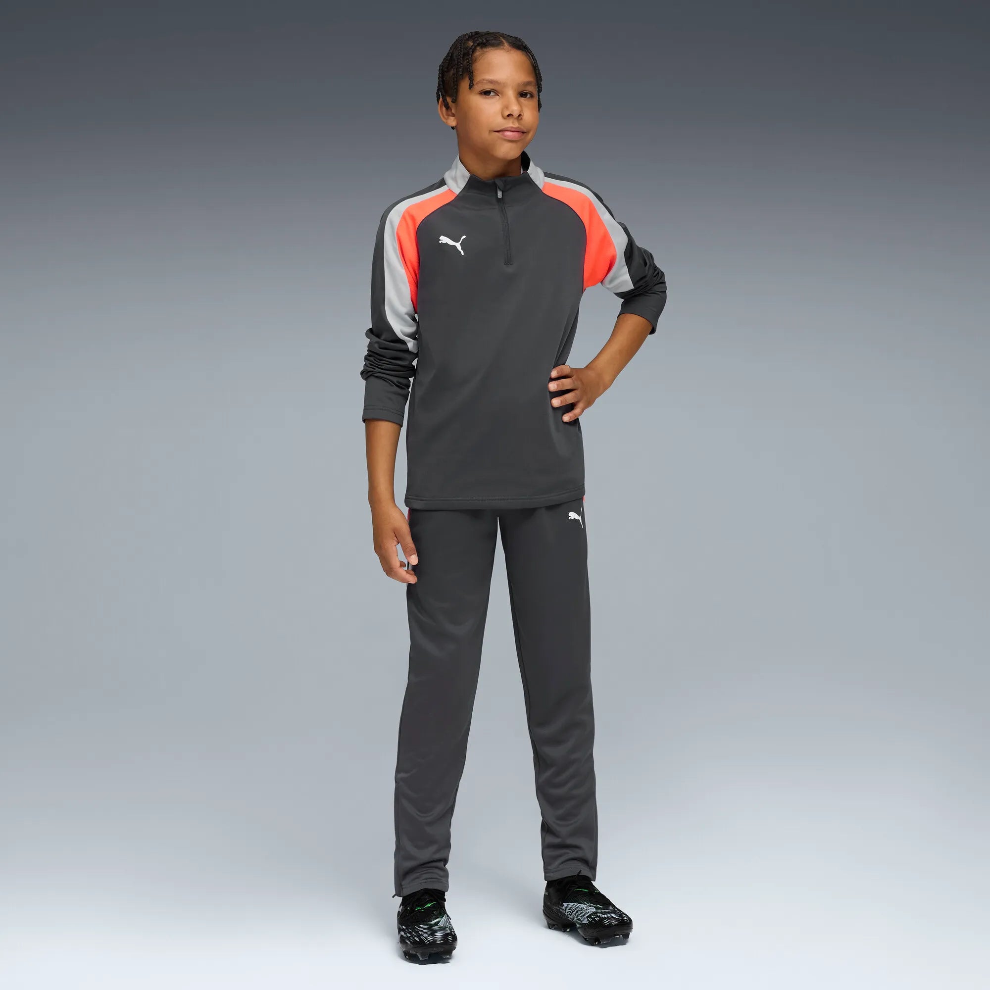 Puma Junior IndividualLIGA 1/4 Zip Top