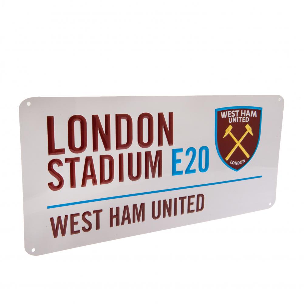 West Ham FC Street Sign