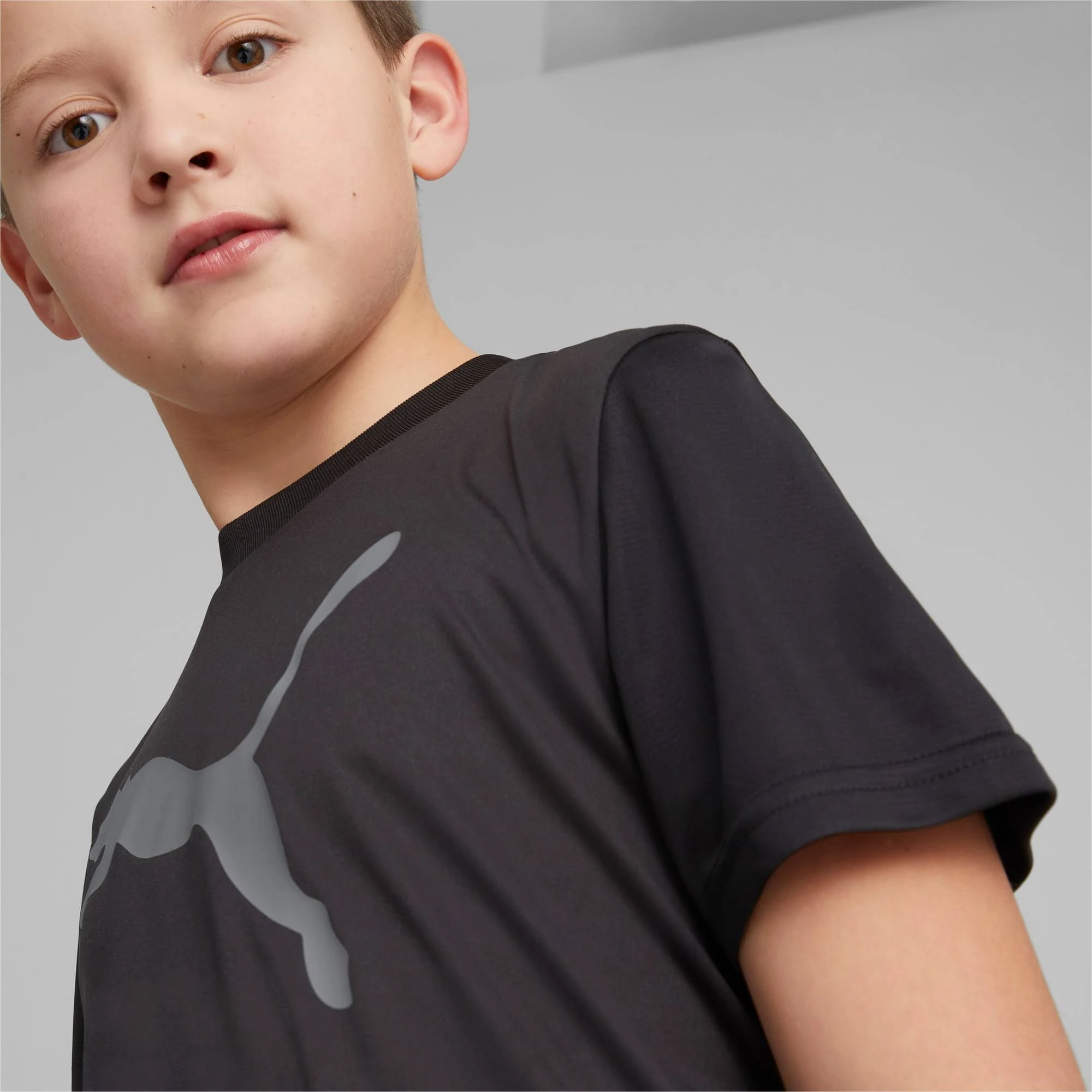 Puma Junior Active Sports Poly Cat Tee