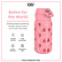 Ion8 Pod 400ml Stainless Steel Ladybugs