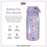 Ion8 Pod 400ml Stainless Steel Unicorn
