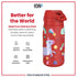 Ion8 Pod 400ml Stainless Steel Unicorn