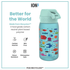 Ion8 Pod 350ml Waterbottle Fish
