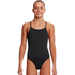 Funkita Girls Diamond Back One Piece Still Black