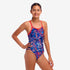 Funkita Girls Diamond Back One Piece Mad Cat