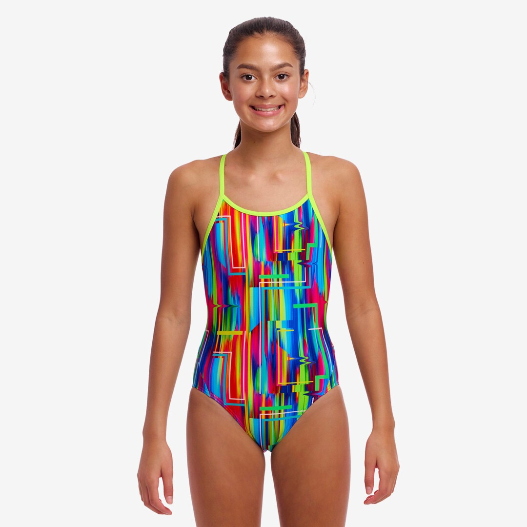 Funkita Girls Diamond Back One Piece The Glitch