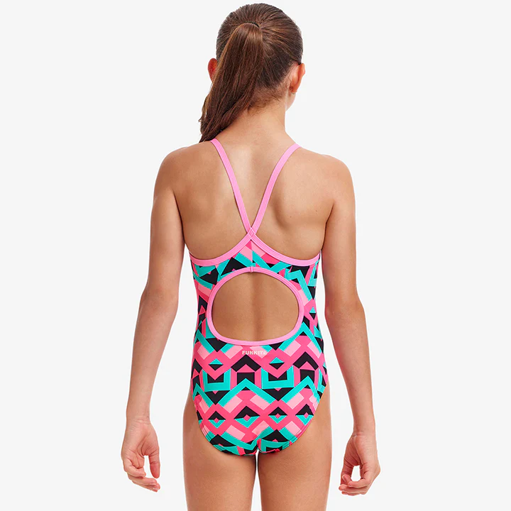 Funkita Girls Diamond Back One Piece Square Stare