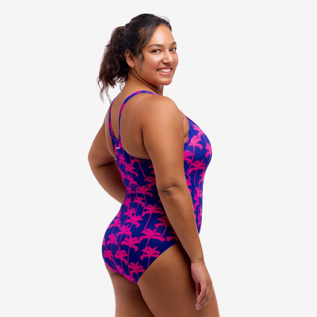 Funkita Ladies Locked In Lucy One Piece Pinky Palms