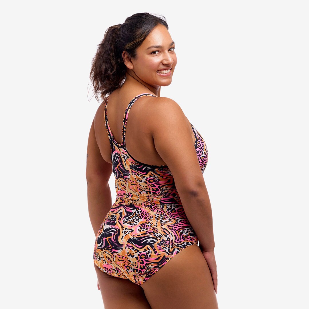 Funkita Ladies Locked In Lucy One Piece Tipsy Tiger