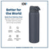 Ion8 Quench 1200ml Waterbottle Stainless Steel