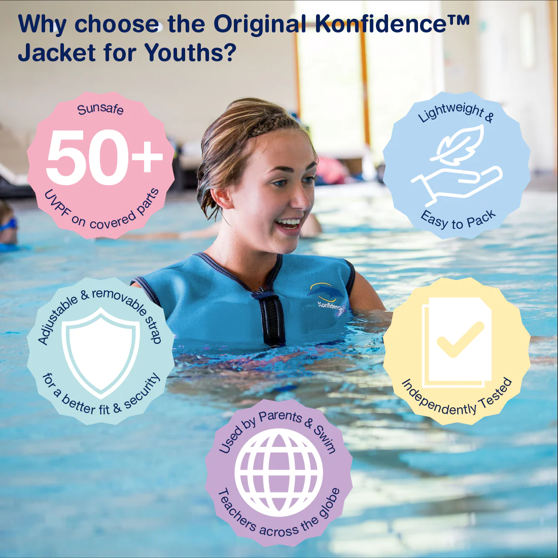 Konfidence Youth Swim Jacket