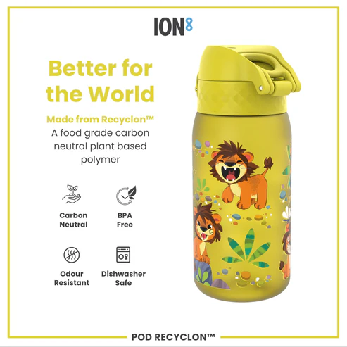 Ion8 Pod 350ml Waterbottle Lions