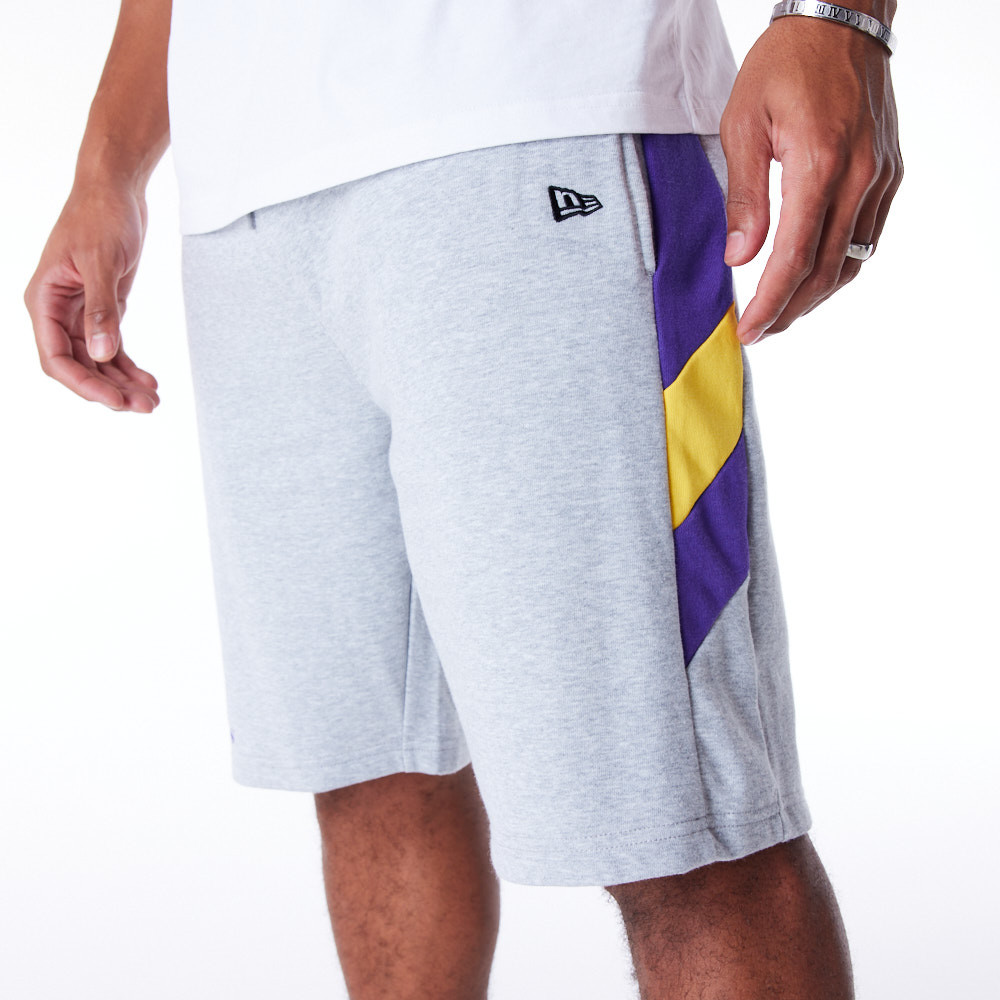 New Era Mens LA Lakers NBA Oversized Shorts