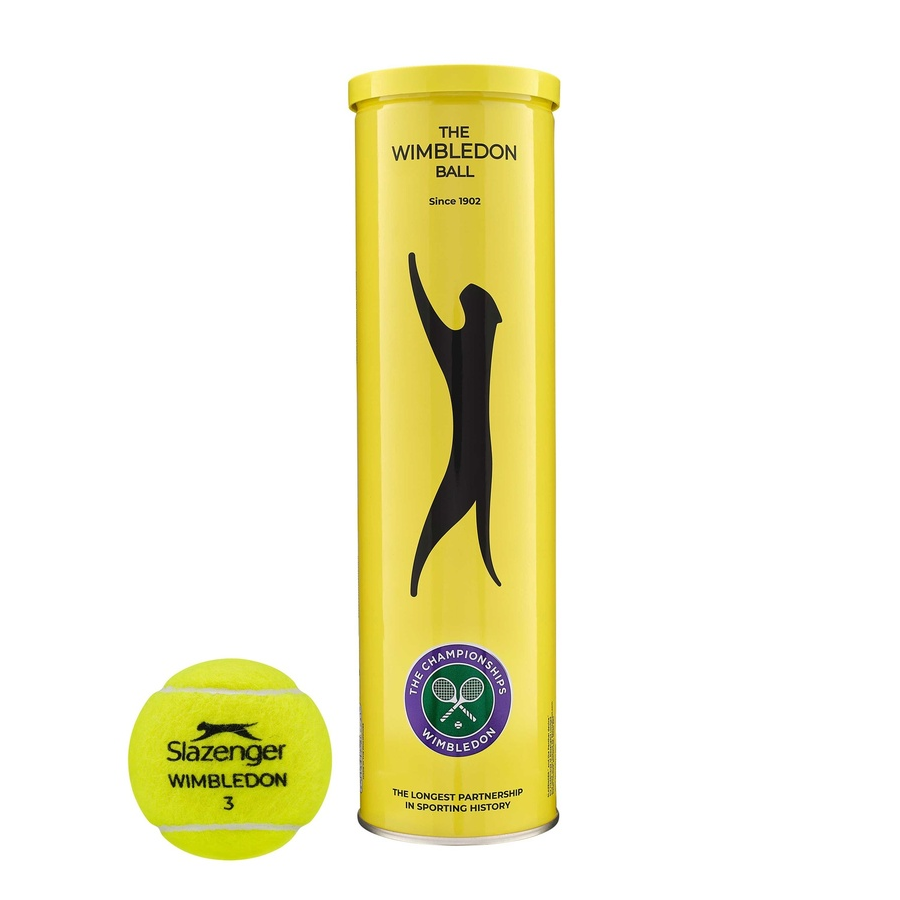 Slazenger Wimbledon 3 Ball Can