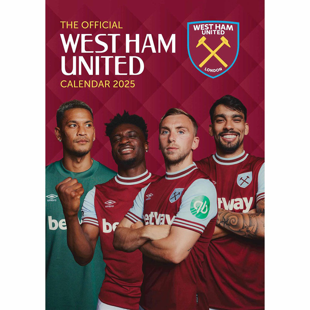 West Ham United FC Calendar 2025