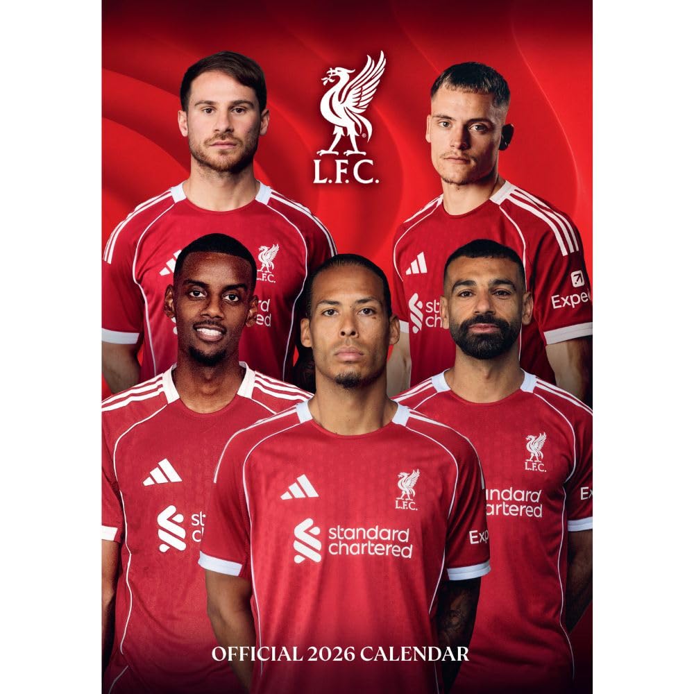 Liverpool FC 2026 A3 Calendar