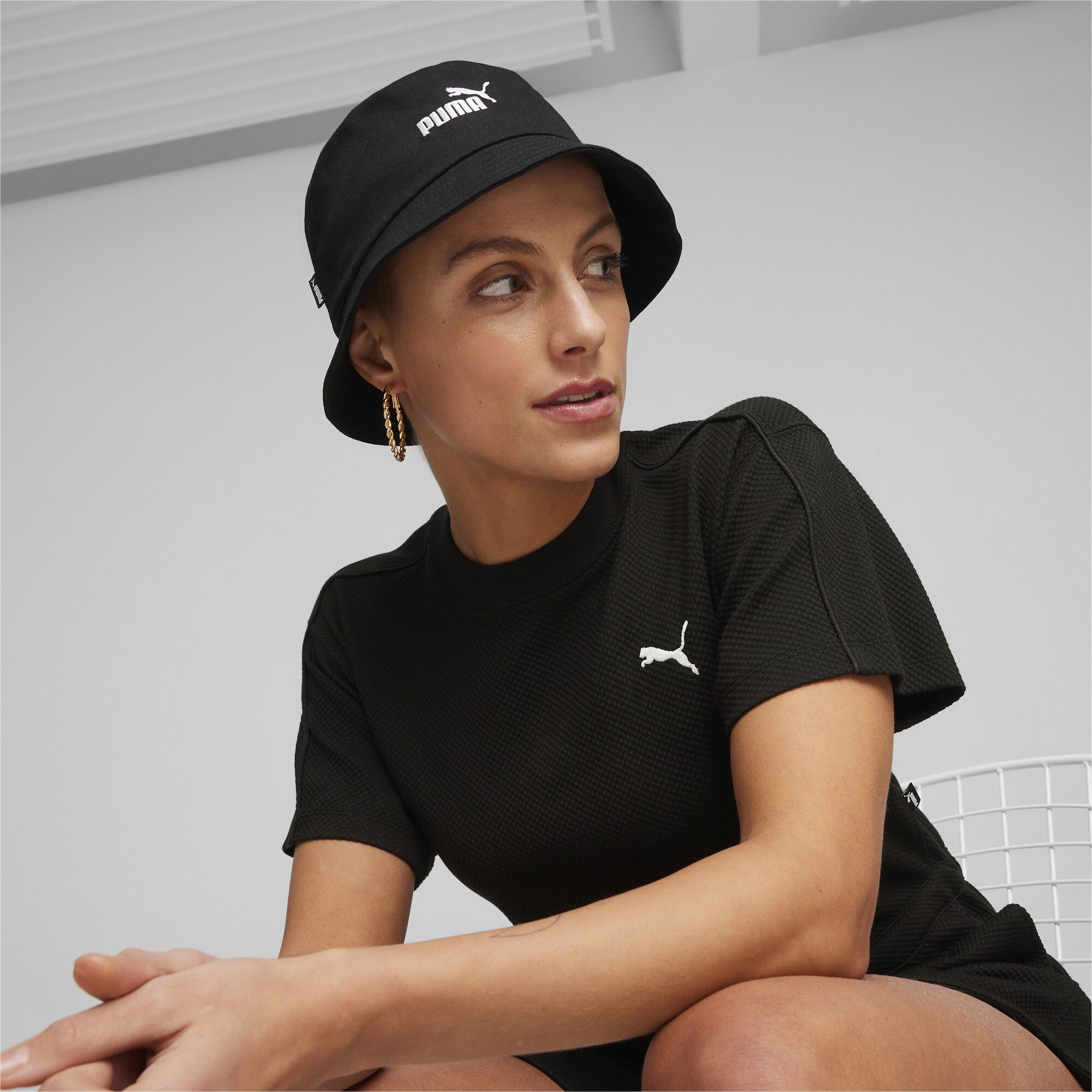 Puma ESS Logo Bucket Hat