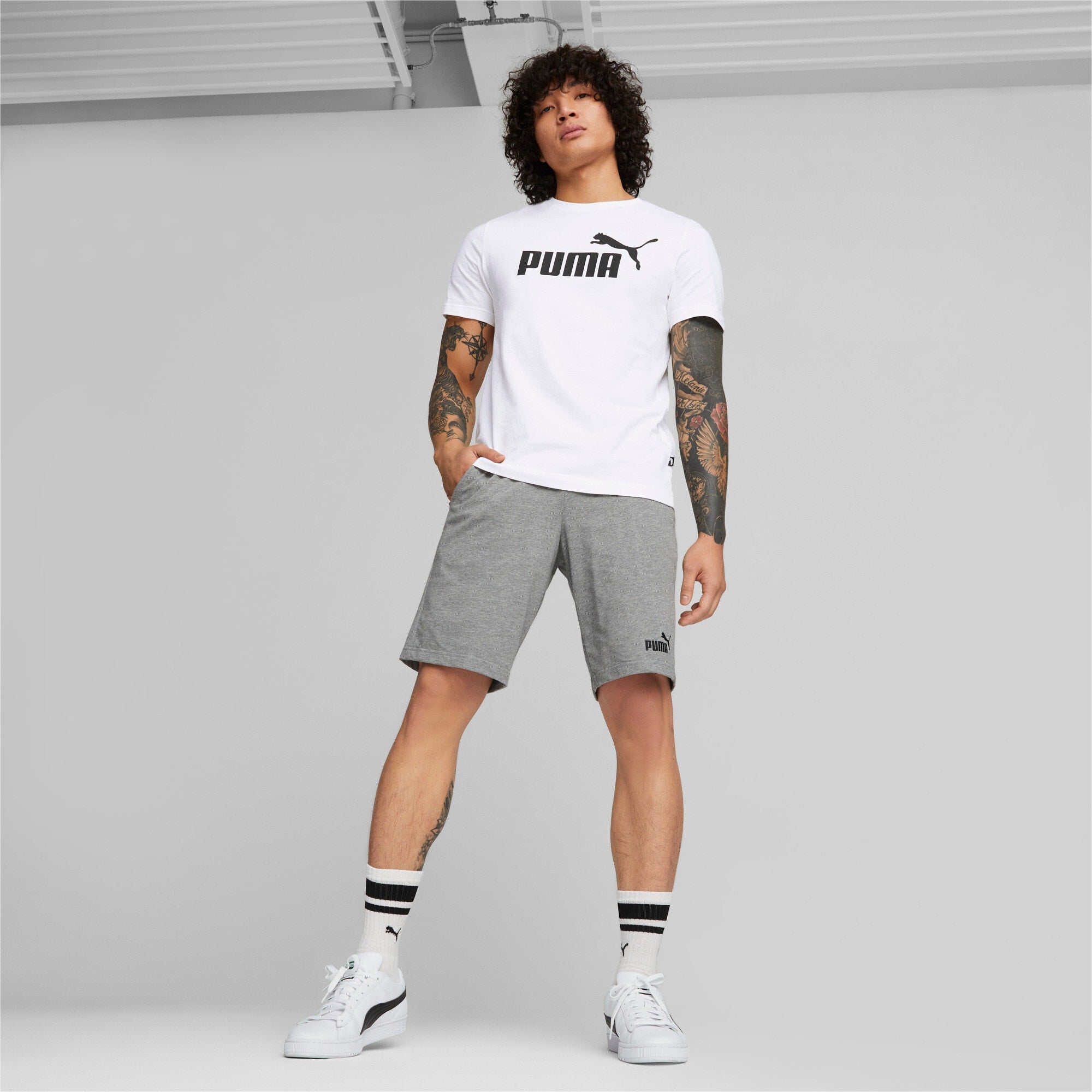 Puma Mens Ess Logo Tee