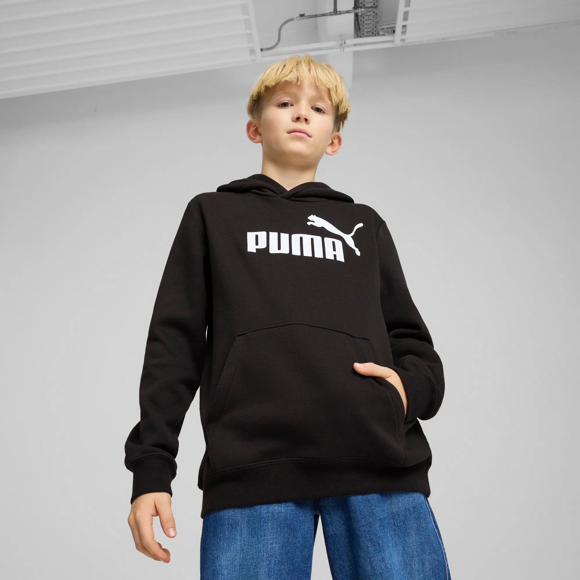 Puma Junior ESS No. 1 Logo Hoodie